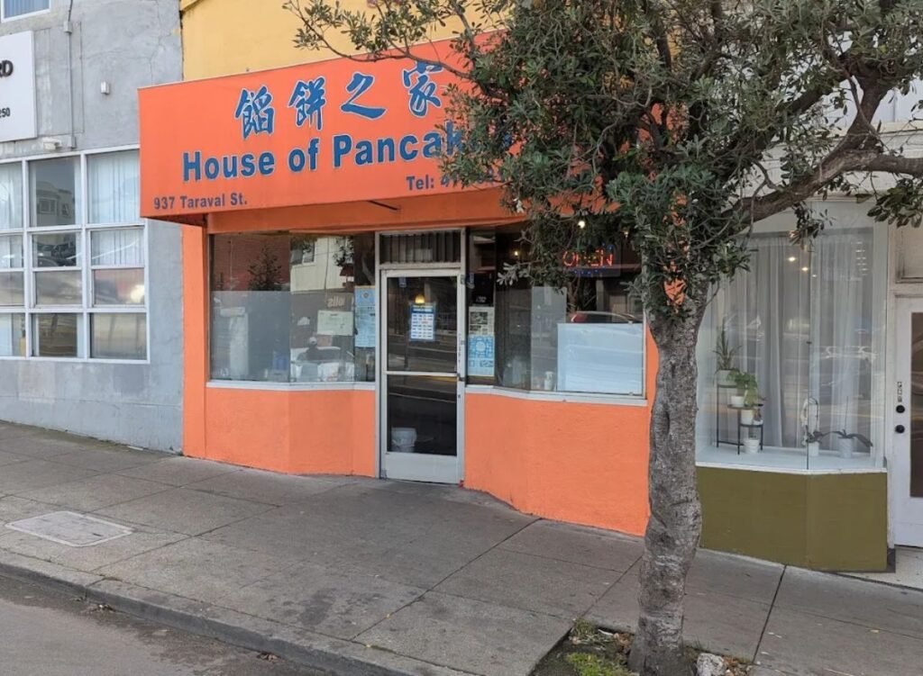 Modern Asian breakfast foods served in a restaurant setting