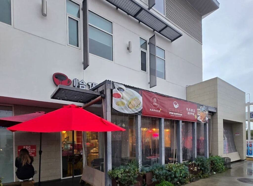 Balanced Asian breakfast foods with grains and vegetables