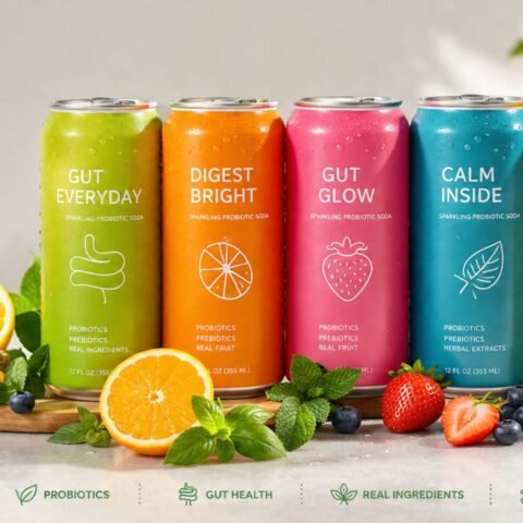 Gut-health sodas