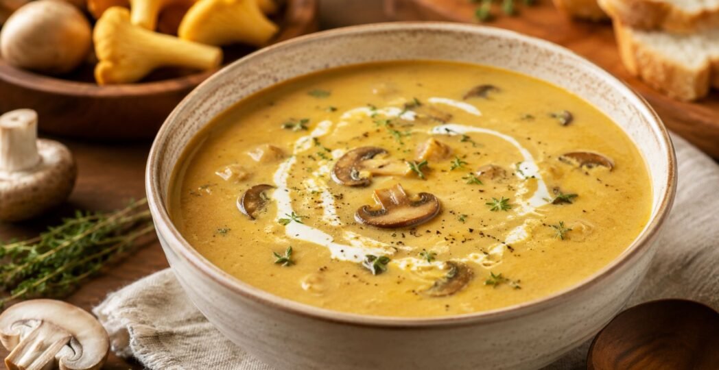 golden mushroom soup